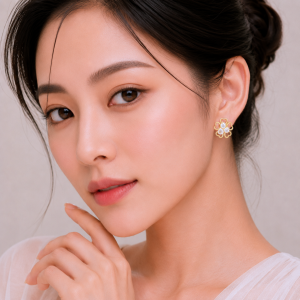 Bông tai Vàng 18K Heart Wings B099900