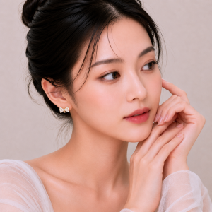 Bông tai Vàng 18K Bowtie B103586