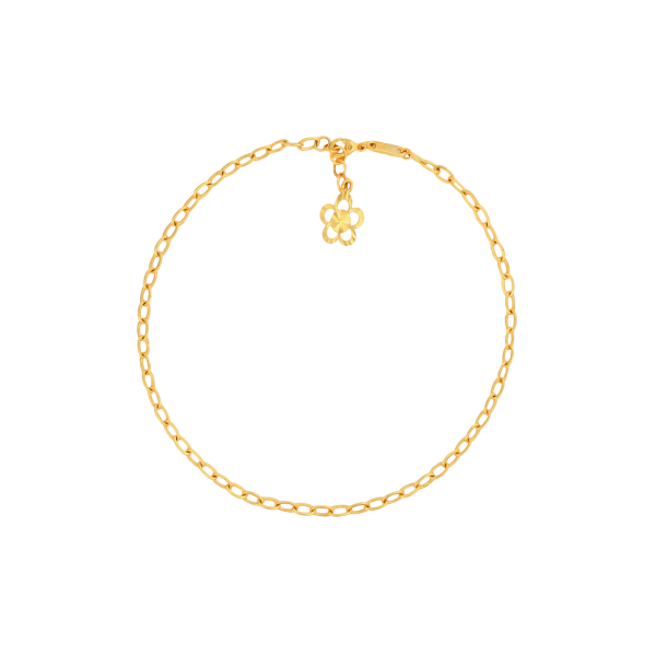 Lắc Chân Nữ Vàng 610 Xích Oval