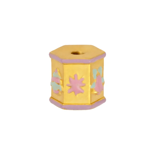 Phụ Kiện Charm Vàng 999 Trống P014652 24 dây chuyền cưới 24K