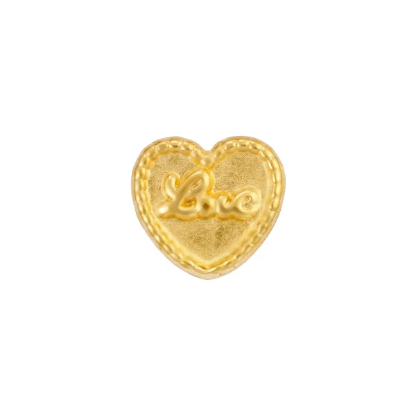 Phụ Kiện Charm Vàng 999 Love