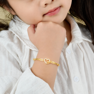 Vòng Tay Vàng 18K Heart V049934