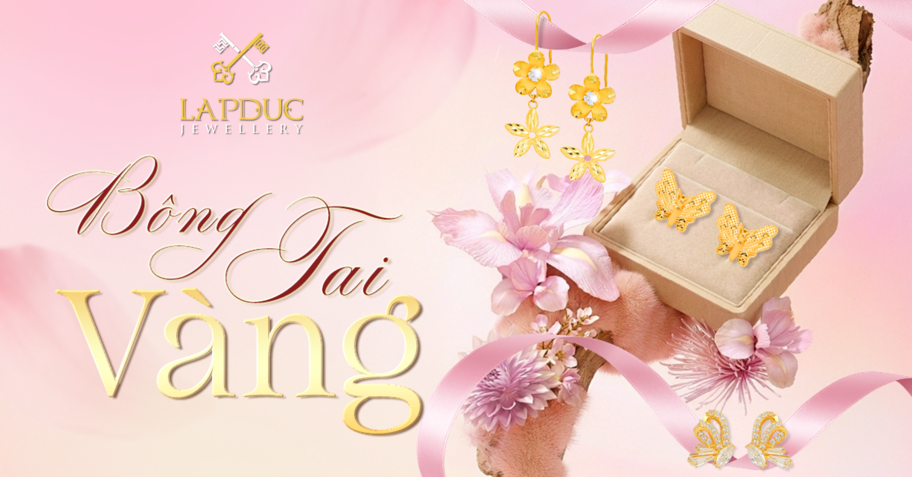 TOP 10 Bông Tai Vàng Đẹp, Sang Trọng Cho Quý Cô Hiện Đại