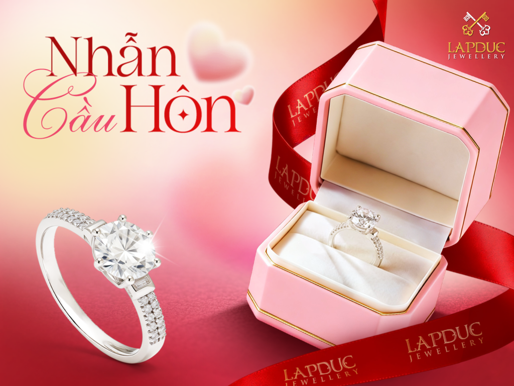 Xu Hướng Nhẫn Cầu Hôn Đẹp Và Hiện Đại Nhất 2026 5 nhẫn cầu hôn