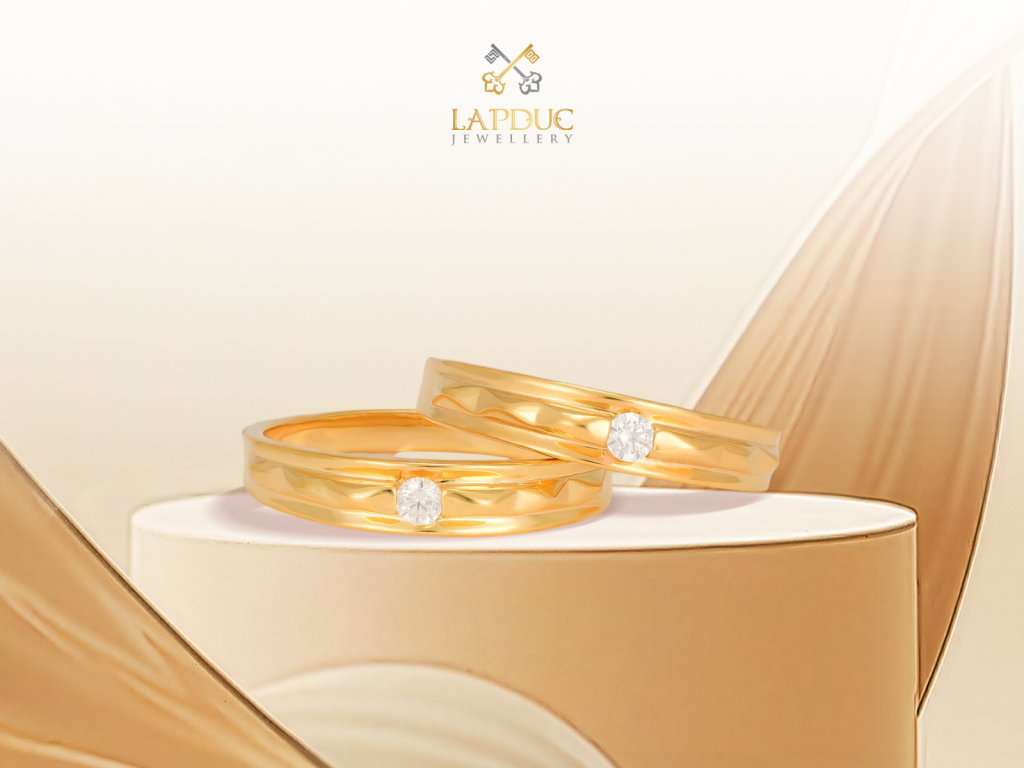 TOP 10 Mẫu Nhẫn Cưới Vàng 18k Được Ưa Chuộng Nhất Mùa Cưới 2026 6 Nhẫn cưới vàng 18K