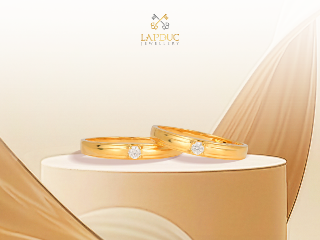 TOP 10 Mẫu Nhẫn Cưới Vàng 18k Được Ưa Chuộng Nhất Mùa Cưới 2026 7 Nhẫn cưới vàng 18K