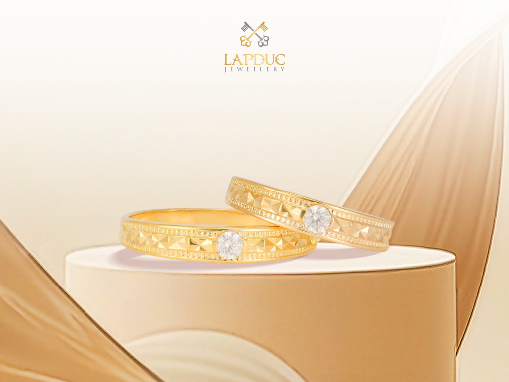 TOP 10 Mẫu Nhẫn Cưới Vàng 18k Được Ưa Chuộng Nhất Mùa Cưới 2026 8 Nhẫn cưới vàng 18K