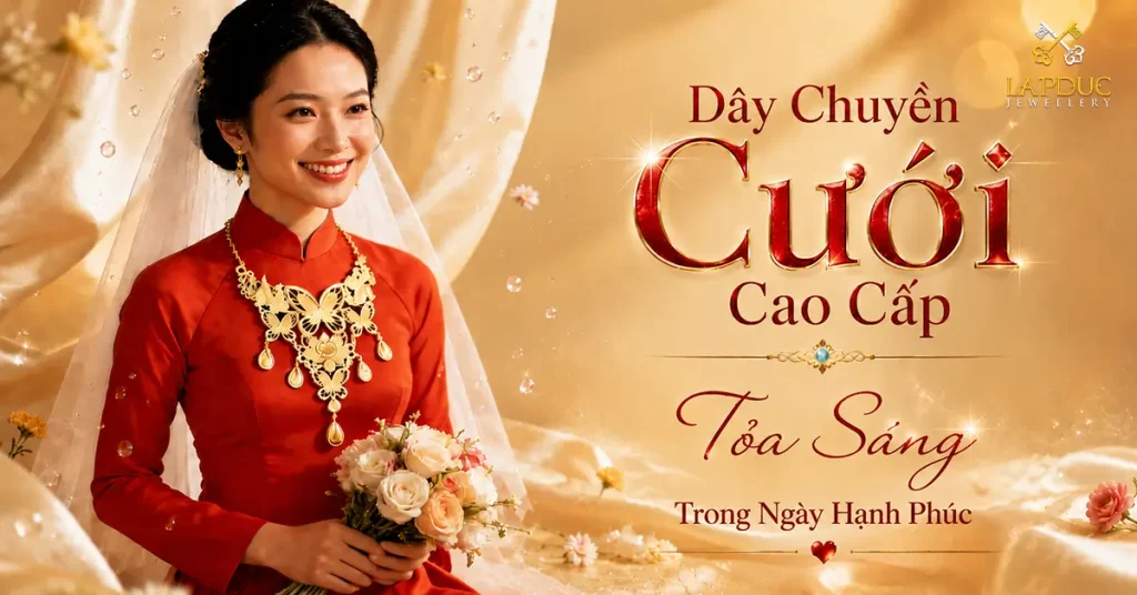 d&acirc;y chuyền v&agrave;ng nữ 18k