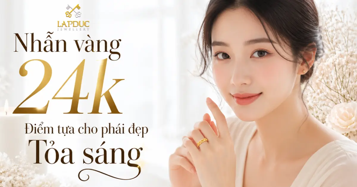 Nhẫn Nữ Vàng 24K: Trang Sức Hoàn Hảo Cho Dịp Đặc Biệt