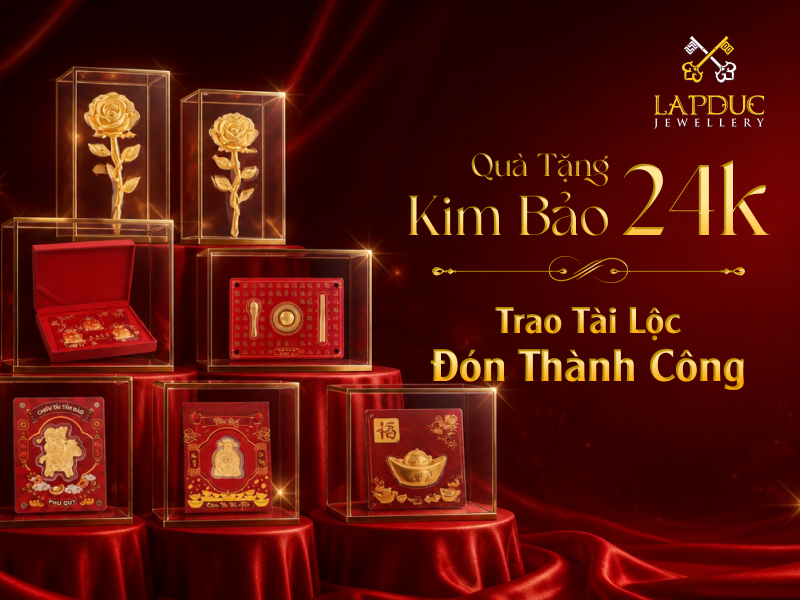 Top 10 Quà Tặng Vàng 24K Phong Thuỷ May Mắn, Thịnh Vượng 1 quà tặng vàng 24K