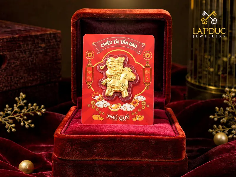 Top 10 Quà Tặng Vàng 24K Phong Thuỷ May Mắn, Thịnh Vượng 2 quà tặng vàng 24K