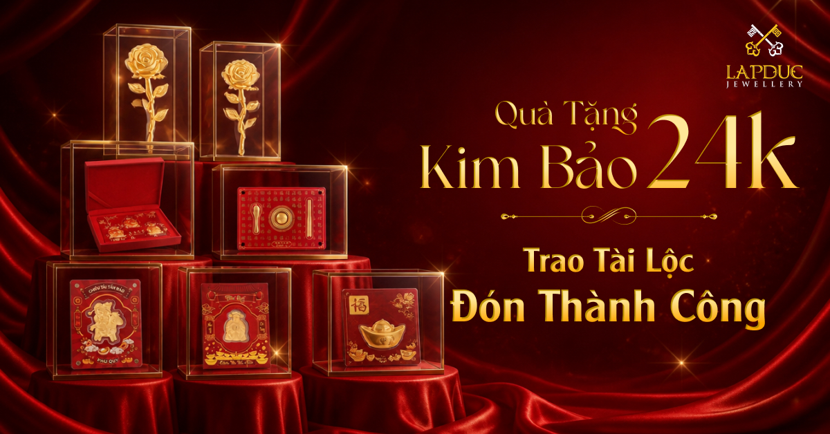 Top 10 Quà Tặng Vàng 24K Phong Thuỷ May Mắn, Thịnh Vượng
