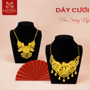 trang sức cưới 18k v&agrave; 24k