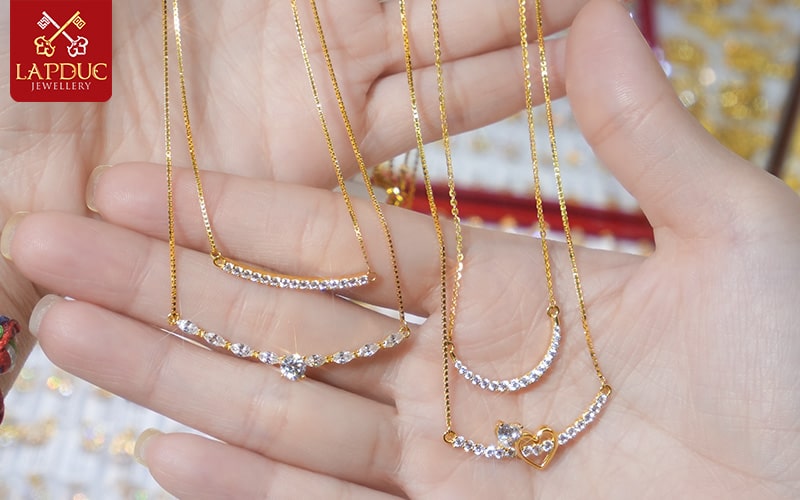 99+ Mẫu Dây chuyền Vàng nữ 18k đẹp, sang trọng nhất 2026 24 dây chuyền vàng nữ 18k