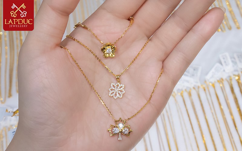 99+ Mẫu Dây chuyền Vàng nữ 18k đẹp, sang trọng nhất 2026 23 dây chuyền vàng nữ 18k