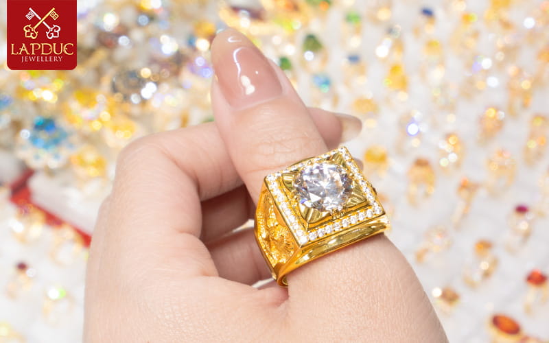 BST Nhẫn Nam Vàng 18K - Bản Lĩnh Phái Mạnh 2026 25 nhẫn nam vàng 18K