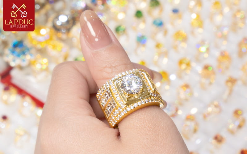 BST Nhẫn Nam Vàng 18K - Bản Lĩnh Phái Mạnh 2026 27 nhẫn nam vàng 18K
